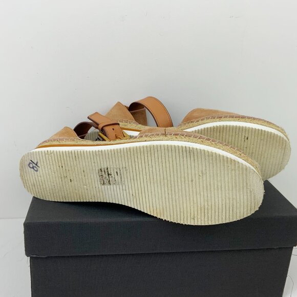 See By Chloe Tan Glyn Espadrilles Sandals Size 8 - Picture 12 of 16